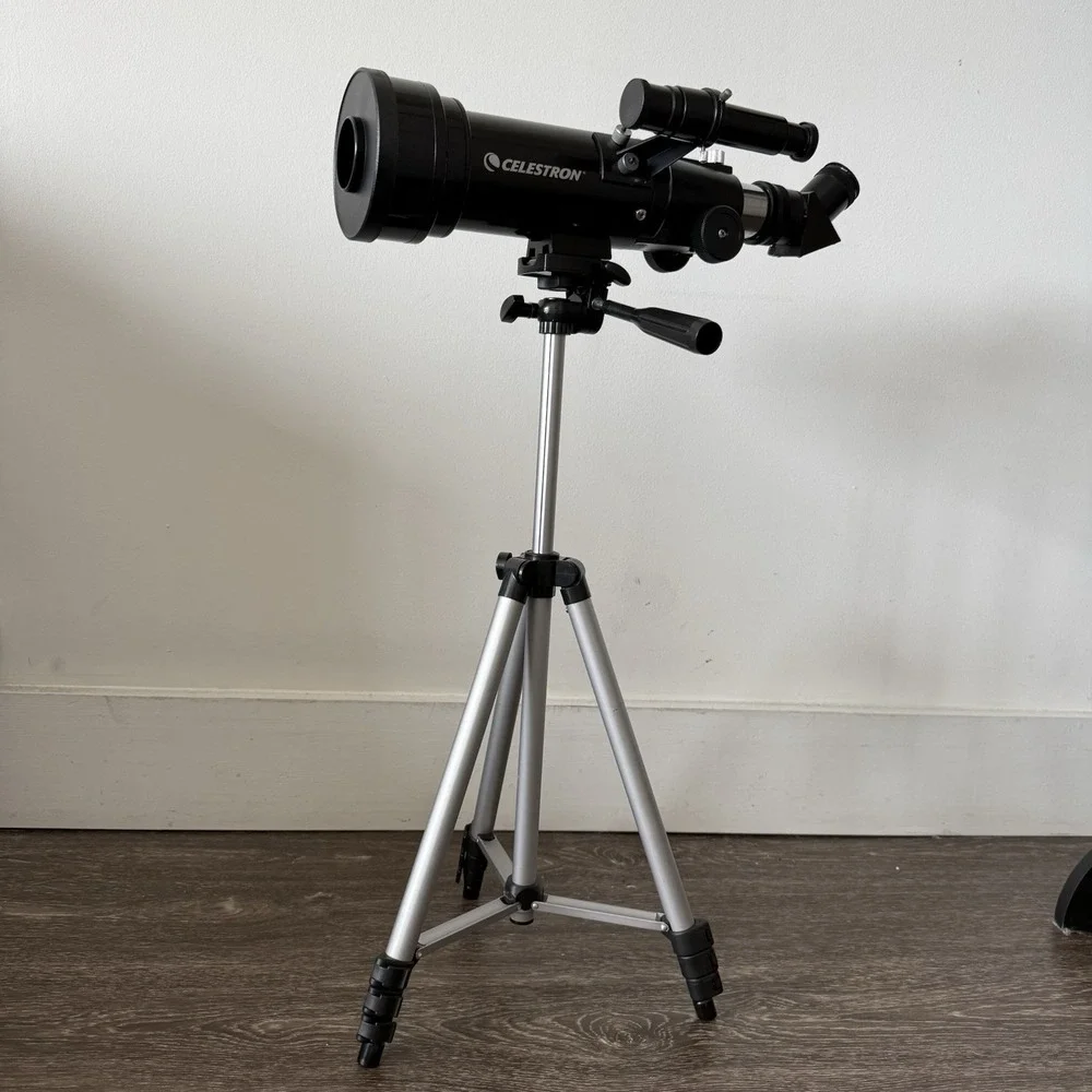 Celestron Travel Scope 70 Telescope with Tripod, Accessories & Backpack 21035